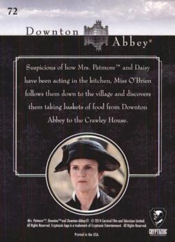 2014 Cryptozoic Downton Abbey Seasons 1 and 2 #72 Special Storage Back