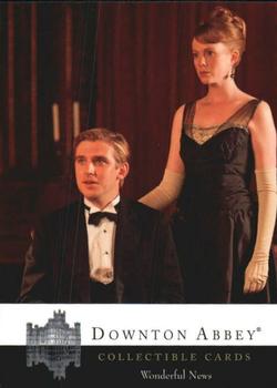 2014 Cryptozoic Downton Abbey Seasons 1 and 2 #91 Wounderful News Front
