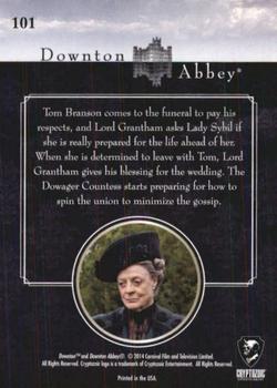 2014 Cryptozoic Downton Abbey Seasons 1 and 2 #101 A Father's Blessing Back