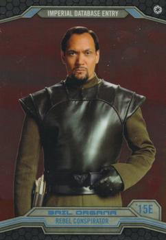 2014 Topps Chrome Star Wars Perspectives #15E Bail Organa Front