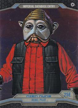 2014 Topps Chrome Star Wars Perspectives #25E Nien Nunb Front