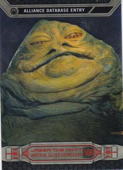 2014 Topps Chrome Star Wars Perspectives #50R Jabba The Hutt Front