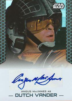 2014 Topps Chrome Star Wars Perspectives - Autographs #NNO Angus MacInnes Front