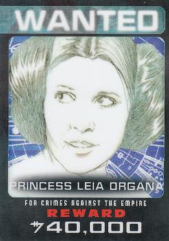 2014 Topps Chrome Star Wars Perspectives - Empire Priority Targets #2 Princess Leia Organa Front