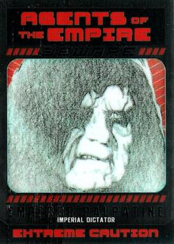 2014 Topps Chrome Star Wars Perspectives - Agents Of The Empire #1 Emperor Palpatine Front
