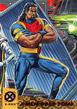 1994 Ultra X-Men - Team Triptych #6 X-Men Gold Team: Bishop Front