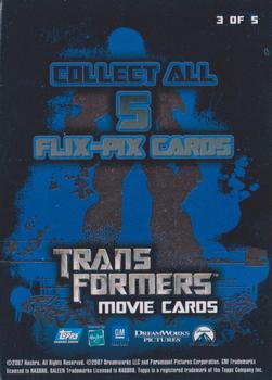 2007 Topps Transformers Movie - Flix-Pix Motion #3 Bumblebee Back