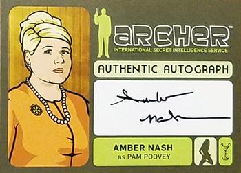 2014 Cryptozoic Archer Seasons 1-4 - Autograph #A2 Amber Nash Front