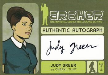 2014 Cryptozoic Archer Seasons 1-4 - Autograph #A10 Judy Greer Front