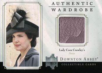 2014 Cryptozoic Downton Abbey Seasons 1 and 2 - Wardrobe Material #W05 Lady Cora Crawley's Dress Front