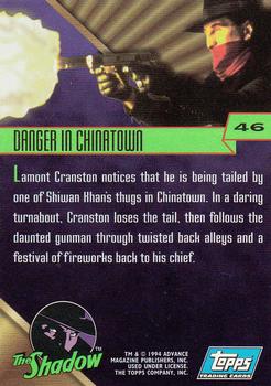 1994 Topps The Shadow #46 Danger in Chinatown Back