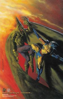 1994 Ultra X-Men - Ultra-Print #NNO Wolverine vs. Sauron Front