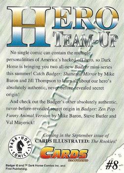 1994 Cards Illustrated Hero Team-Up Promos #8 Badger Back
