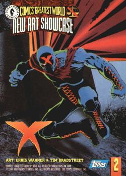 1994 Topps/Dark Horse Comics Comics' Greatest World #2 X Back