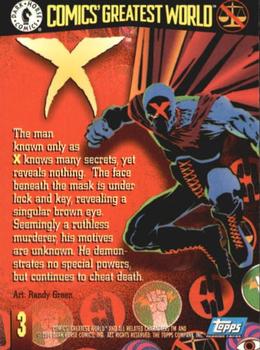 1994 Topps/Dark Horse Comics Comics' Greatest World #3 X Back