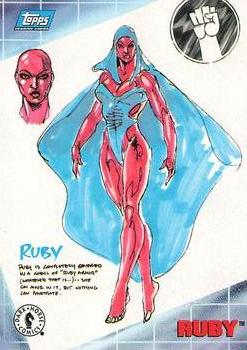 1994 Topps/Dark Horse Comics Comics' Greatest World #91 Ruby Front