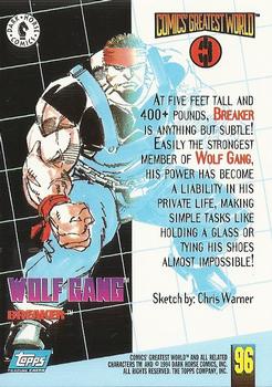 1994 Topps/Dark Horse Comics Comics' Greatest World #96 Breaker Back