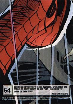 1997 Ultra Spider-Man - Blue Foil #54 Gwen Stacy Back