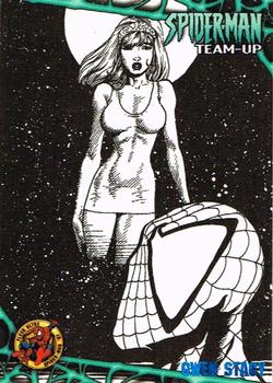 1997 Ultra Spider-Man - Blue Foil #54 Gwen Stacy Front