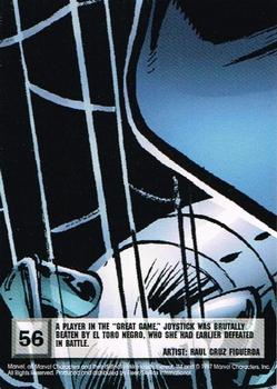 1997 Ultra Spider-Man - Blue Foil #56 Joystick Back