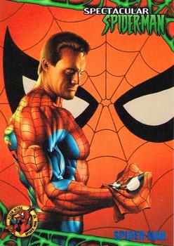 1997 Ultra Spider-Man - Blue Foil #77 Spider-Man Front