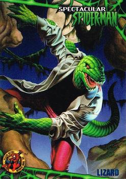 1997 Ultra Spider-Man - Blue Foil #79 Lizard Front