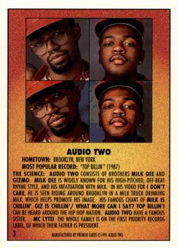 1991 Premier Rap Pack #3 Audio Two Back