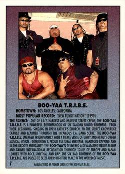 1991 Premier Rap Pack #7 Boo-Yaa T.R.I.B.E. Back