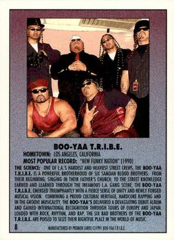 1991 Premier Rap Pack #8 Boo-Yaa T.R.I.B.E. Back