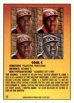 1991 Premier Rap Pack #17 Cool C Back