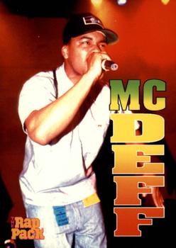 1991 Premier Rap Pack #18 MC Deff Front