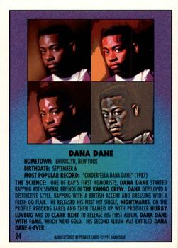 1991 Premier Rap Pack #24 Dana Dane Back