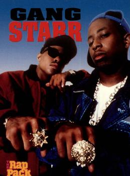 1991 Premier Rap Pack #35 Gang Starr Front