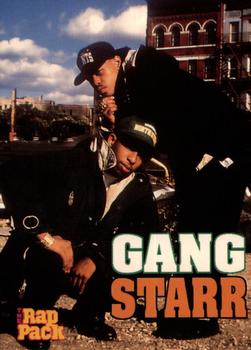 1991 Premier Rap Pack #36 Gang Starr Front