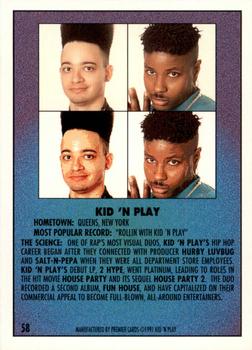1991 Premier Rap Pack #58 Kid 'n Play Back