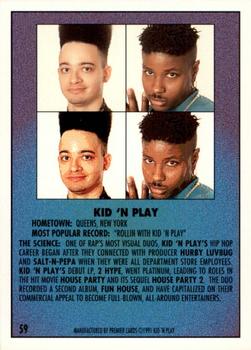 1991 Premier Rap Pack #59 Kid 'n Play Back