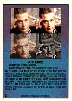 1991 Premier Rap Pack #63 Kid Rock Back