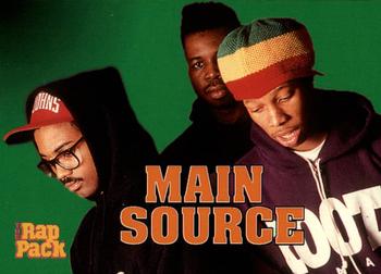1991 Premier Rap Pack #74 Main Source Front