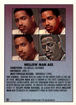 1991 Premier Rap Pack #81 Mellow Man Ace Back