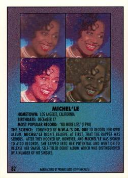 1991 Premier Rap Pack #82 Michel'le Back