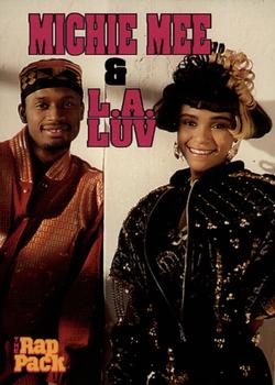 1991 Premier Rap Pack #84 Michie Mee & L.A. Luv Front