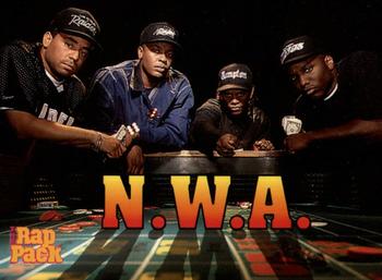 1991 Premier Rap Pack #92 N.W.A. Front