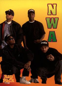 1991 Premier Rap Pack #93 N.W.A. Front