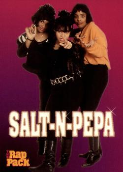 1991 Premier Rap Pack #107 Salt-n-Pepa Front