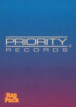 1991 Premier Rap Pack #140 Priority Records Front