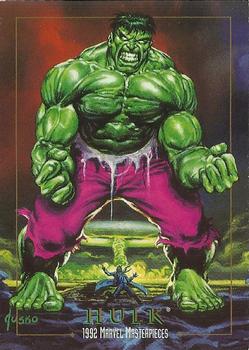 1992 SkyBox Marvel Masterpieces - Dealer Promo #36 Hulk Front