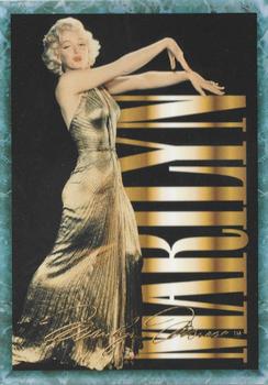 1993 Sports Time Marilyn Monroe #31 The gold lamé dress . Despite the fact that Front