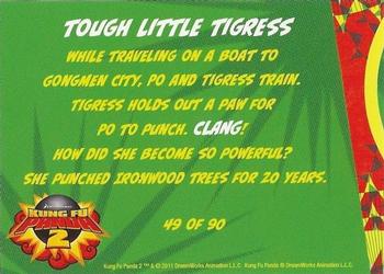 2011 Bulls-i-Toy Kung Fu Panda 2 #49 Tough Little Tigress Back