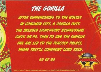 2011 Bulls-i-Toy Kung Fu Panda 2 #59 The Gorilla Back