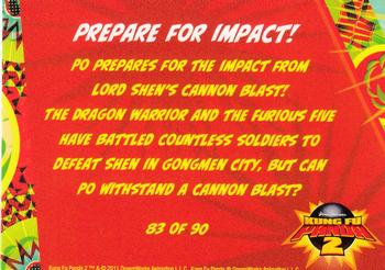 2011 Bulls-i-Toy Kung Fu Panda 2 #83 Prepare for Impact! Back